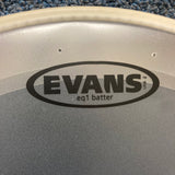 Rare NOS Evans EQ1 Coated Clear Bass Drum Batter Head 20"
