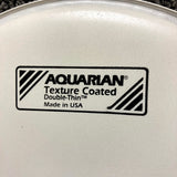 NOS Aquarian 8" Double Thin Coated White Drum Head TCDT8