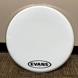 NOS Evans 16" MX1 Marching Bass Drum Head w/ Pads BD16MX1W