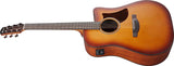 Ibanez AAD50CE-LBS Advanced Acoustic Electric Guitar Cutaway Light Brown Sunburst Low Gloss