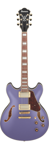NEW Ibanez AS73G-MPF Semi-Hollow Body Electric Guitar Metallic Purple Flat