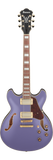 Ibanez AS73G-MPF Semi-Hollow Body Electric Guitar Metallic Purple Flat